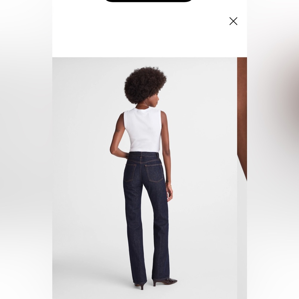 Madewell Vintage Flare Jeans - Dark Blue - Picture 2 of 4